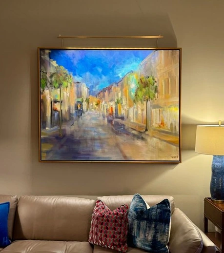 Ambient lighting is relaxing and brings joy to a home.